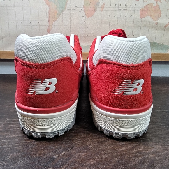 *BRAND NEW* New Balance 550 Suede Pack Team Red Men's Size 12.0 - Picture 5 of 7
